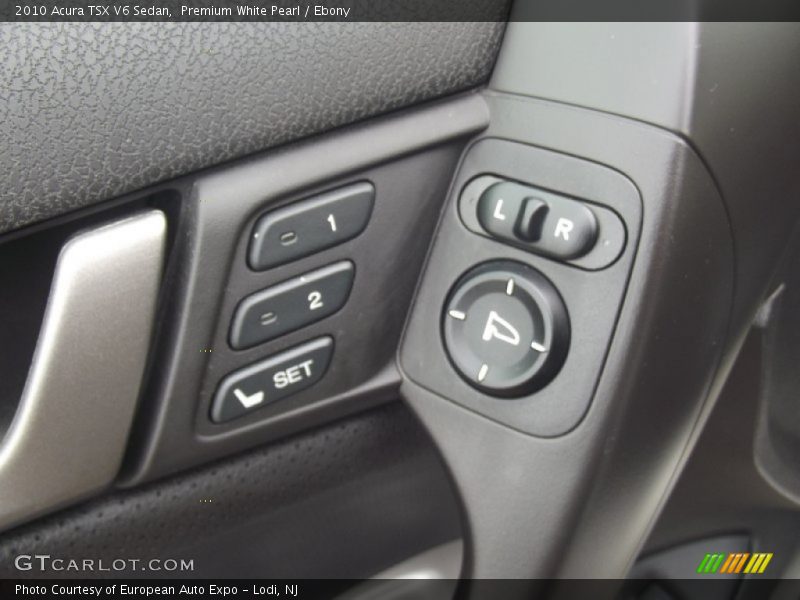 Premium White Pearl / Ebony 2010 Acura TSX V6 Sedan