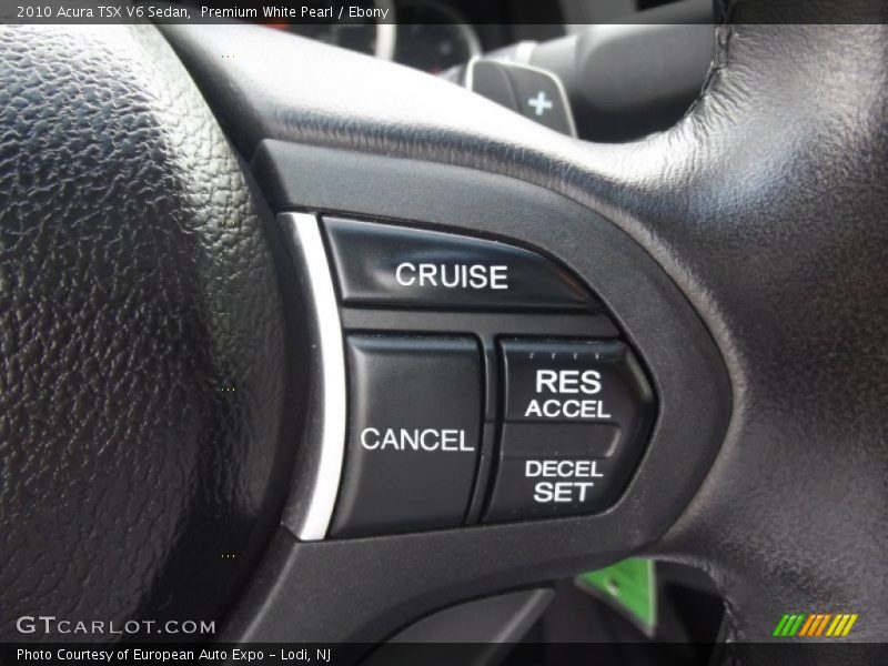 Premium White Pearl / Ebony 2010 Acura TSX V6 Sedan