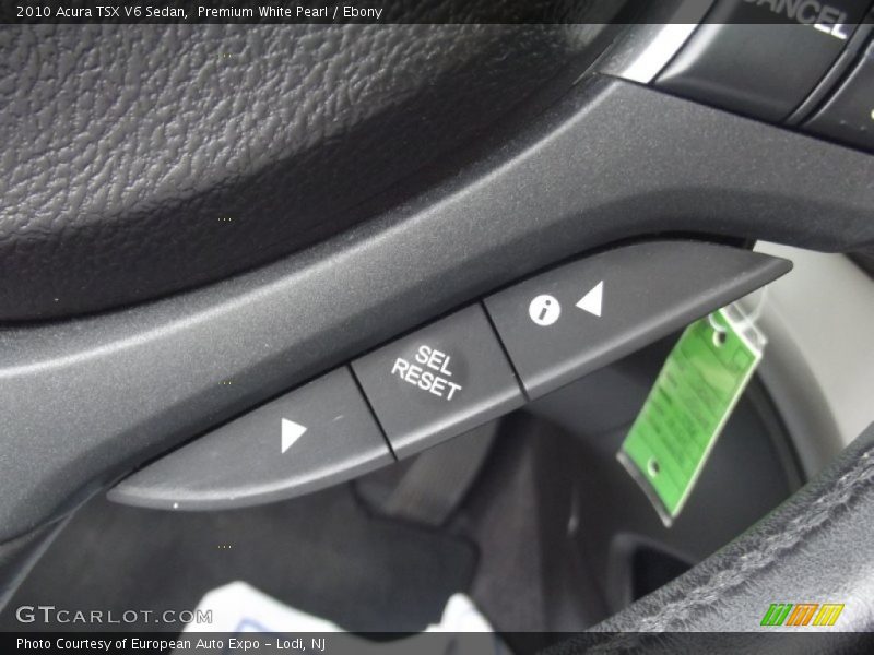 Premium White Pearl / Ebony 2010 Acura TSX V6 Sedan