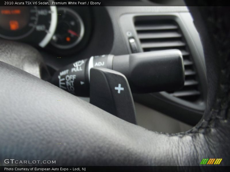 Premium White Pearl / Ebony 2010 Acura TSX V6 Sedan