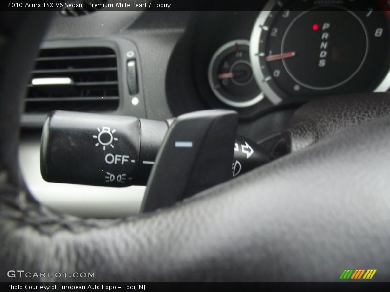 Premium White Pearl / Ebony 2010 Acura TSX V6 Sedan