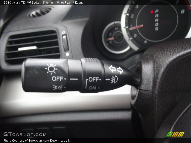 Premium White Pearl / Ebony 2010 Acura TSX V6 Sedan