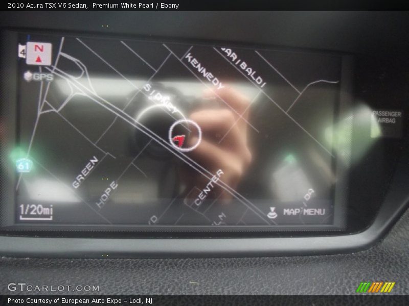 Premium White Pearl / Ebony 2010 Acura TSX V6 Sedan