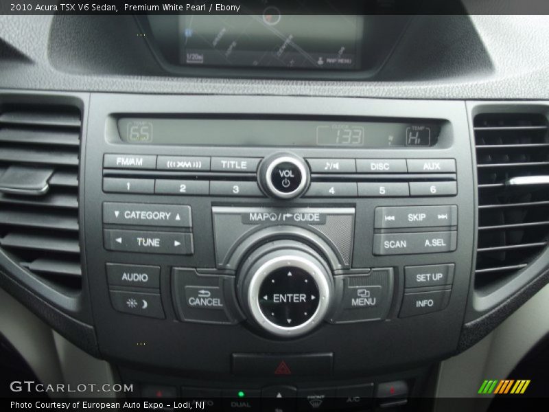 Premium White Pearl / Ebony 2010 Acura TSX V6 Sedan