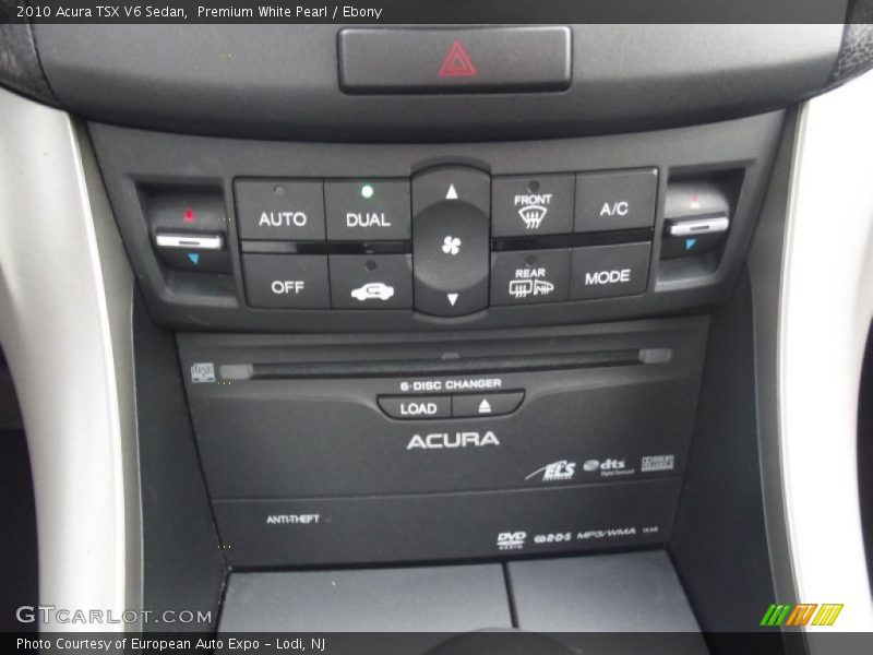 Premium White Pearl / Ebony 2010 Acura TSX V6 Sedan