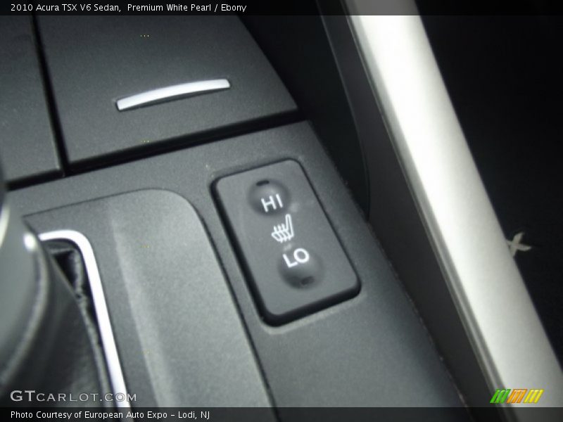 Premium White Pearl / Ebony 2010 Acura TSX V6 Sedan