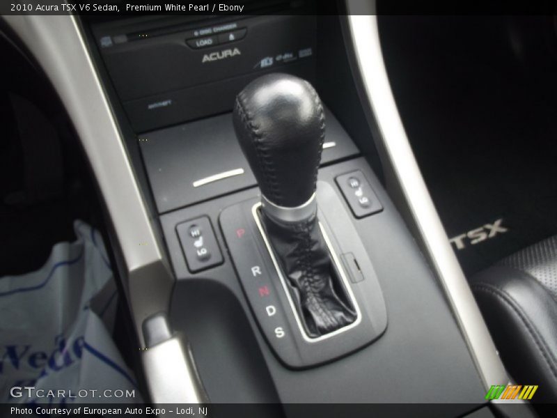 Premium White Pearl / Ebony 2010 Acura TSX V6 Sedan