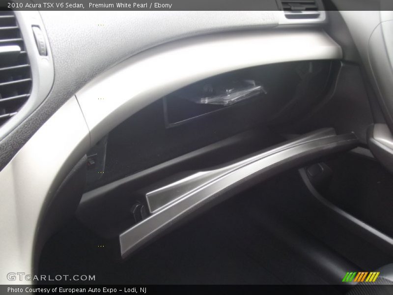 Premium White Pearl / Ebony 2010 Acura TSX V6 Sedan