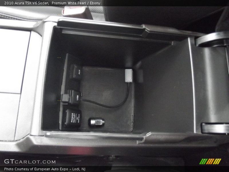 Premium White Pearl / Ebony 2010 Acura TSX V6 Sedan