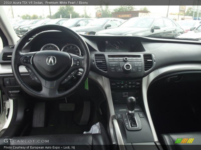 Premium White Pearl / Ebony 2010 Acura TSX V6 Sedan