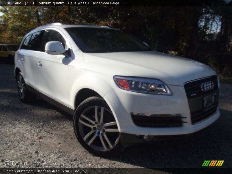 Calla White / Cardamom Beige 2008 Audi Q7 3.6 Premium quattro
