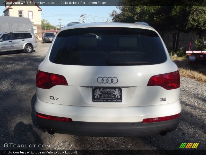 Calla White / Cardamom Beige 2008 Audi Q7 3.6 Premium quattro