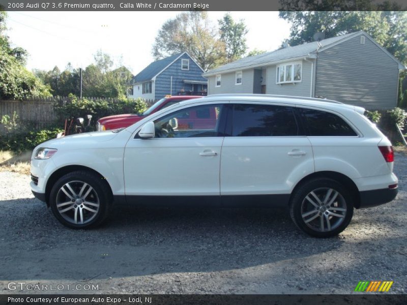 Calla White / Cardamom Beige 2008 Audi Q7 3.6 Premium quattro