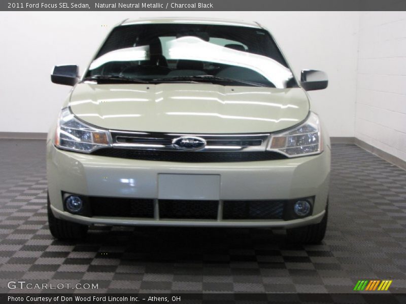 Natural Neutral Metallic / Charcoal Black 2011 Ford Focus SEL Sedan