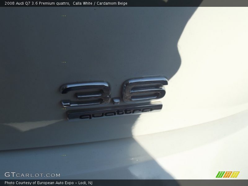 Calla White / Cardamom Beige 2008 Audi Q7 3.6 Premium quattro