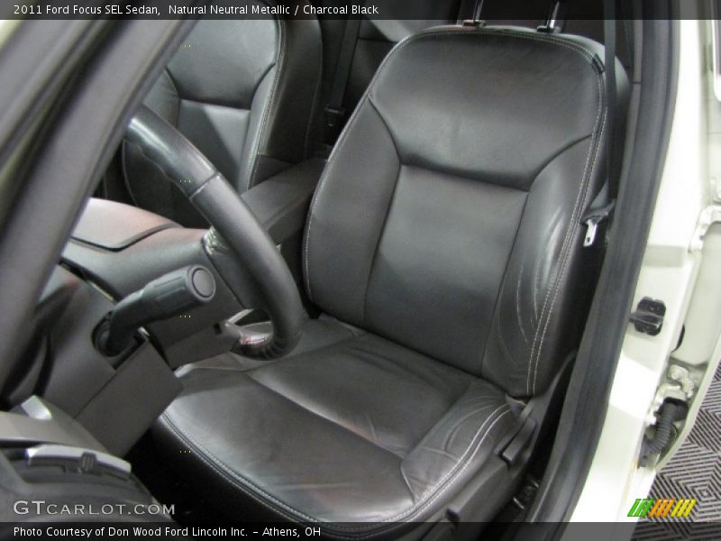 Natural Neutral Metallic / Charcoal Black 2011 Ford Focus SEL Sedan