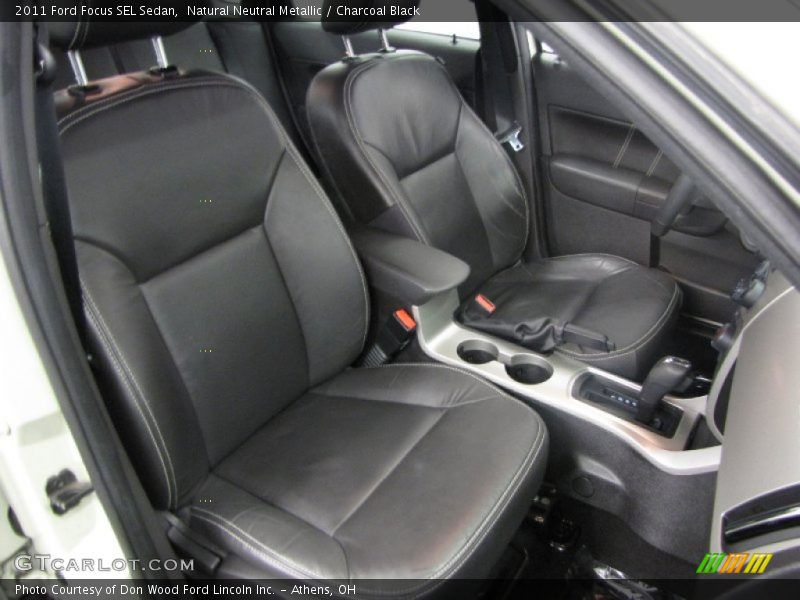 Natural Neutral Metallic / Charcoal Black 2011 Ford Focus SEL Sedan