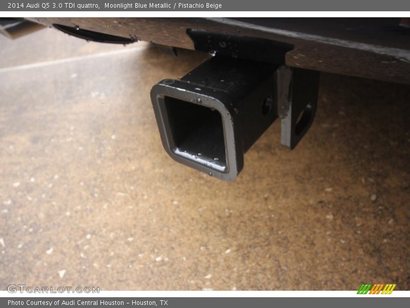 Moonlight Blue Metallic / Pistachio Beige 2014 Audi Q5 3.0 TDI quattro