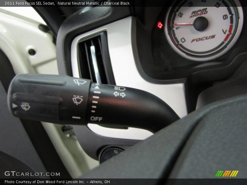 Natural Neutral Metallic / Charcoal Black 2011 Ford Focus SEL Sedan