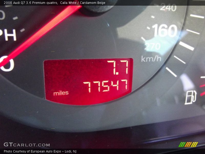 Calla White / Cardamom Beige 2008 Audi Q7 3.6 Premium quattro