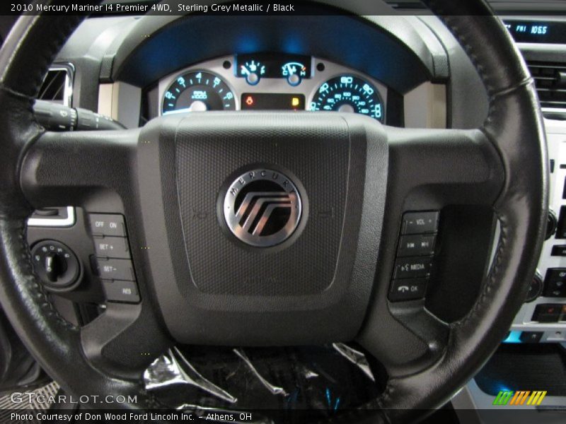 Sterling Grey Metallic / Black 2010 Mercury Mariner I4 Premier 4WD