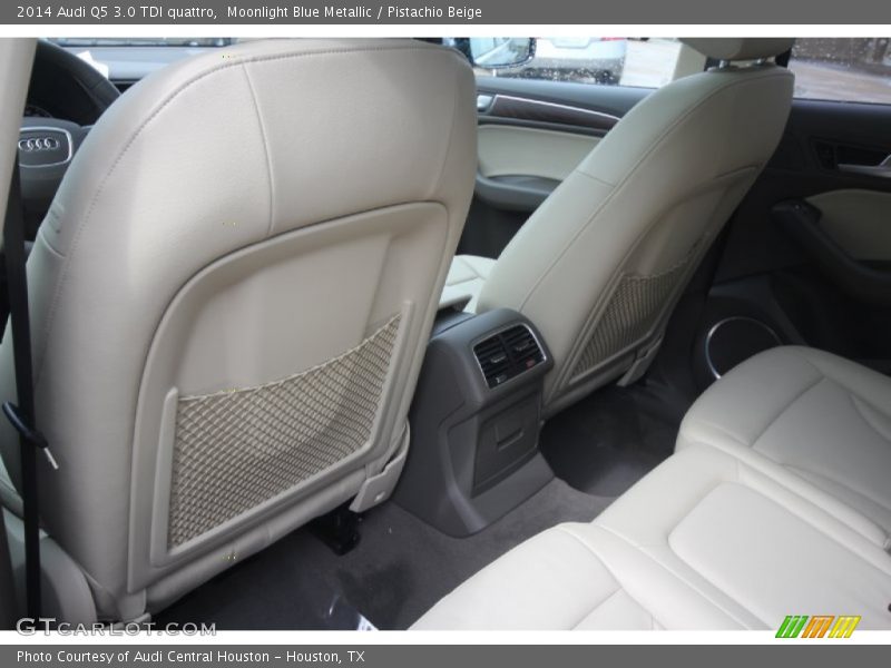 Moonlight Blue Metallic / Pistachio Beige 2014 Audi Q5 3.0 TDI quattro