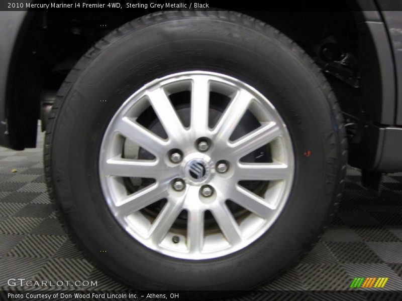 Sterling Grey Metallic / Black 2010 Mercury Mariner I4 Premier 4WD