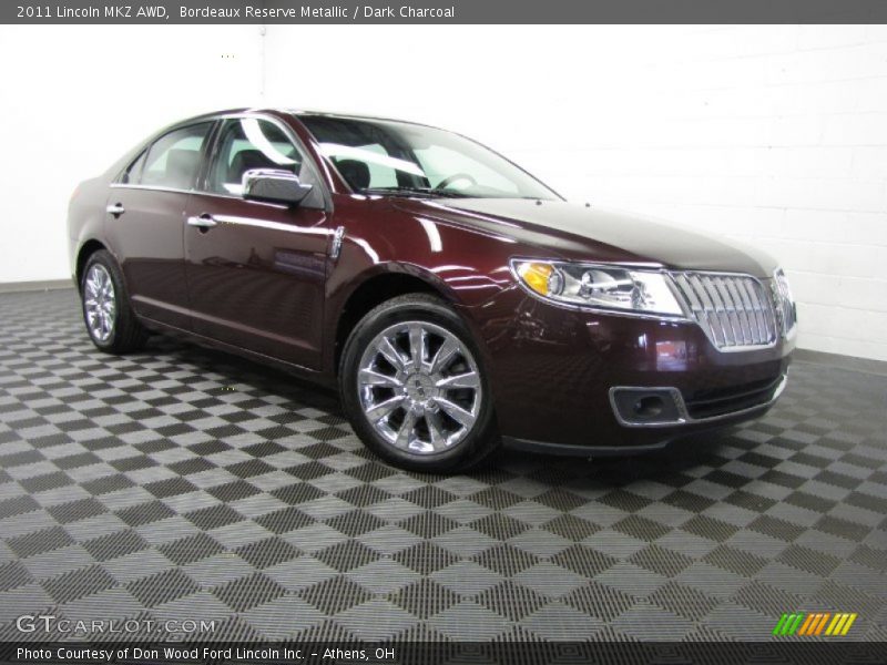 Bordeaux Reserve Metallic / Dark Charcoal 2011 Lincoln MKZ AWD