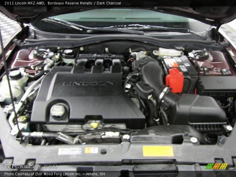 Bordeaux Reserve Metallic / Dark Charcoal 2011 Lincoln MKZ AWD