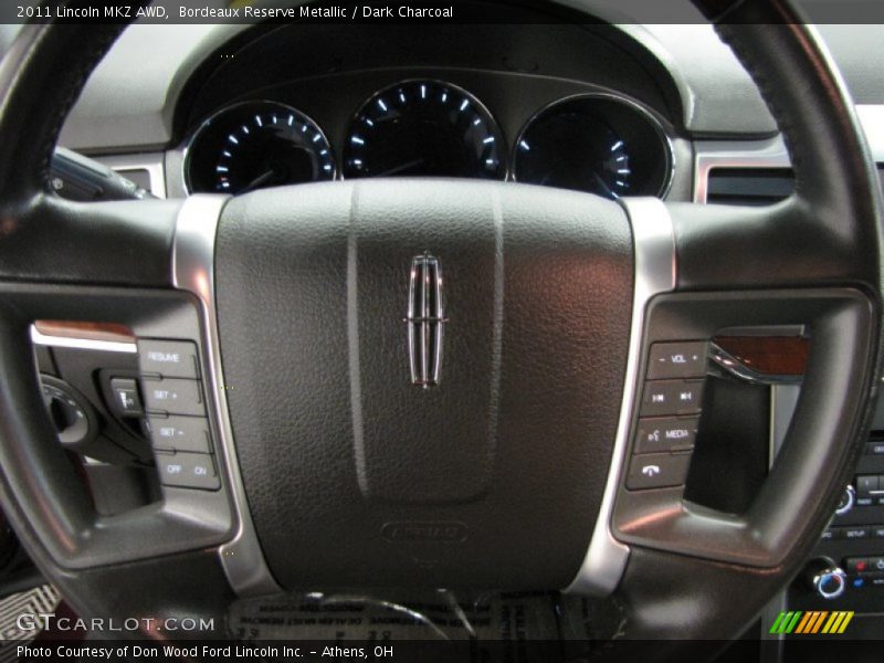 Bordeaux Reserve Metallic / Dark Charcoal 2011 Lincoln MKZ AWD