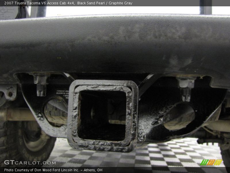 Black Sand Pearl / Graphite Gray 2007 Toyota Tacoma V6 Access Cab 4x4