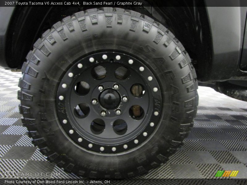 Black Sand Pearl / Graphite Gray 2007 Toyota Tacoma V6 Access Cab 4x4
