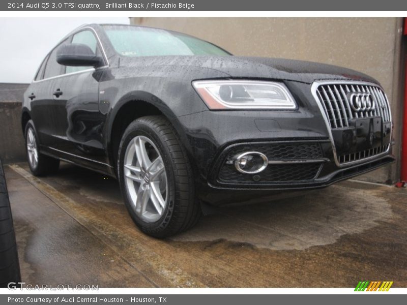 Brilliant Black / Pistachio Beige 2014 Audi Q5 3.0 TFSI quattro