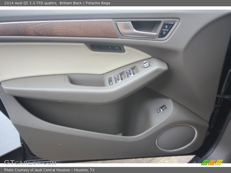 Brilliant Black / Pistachio Beige 2014 Audi Q5 3.0 TFSI quattro