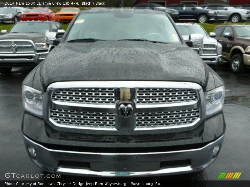 Black / Black 2014 Ram 1500 Laramie Crew Cab 4x4