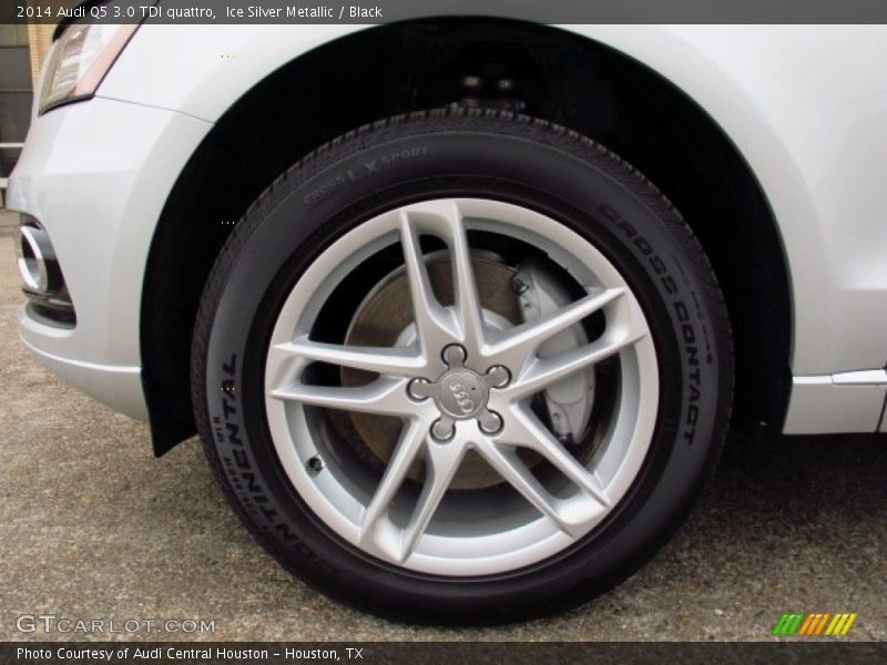 Ice Silver Metallic / Black 2014 Audi Q5 3.0 TDI quattro