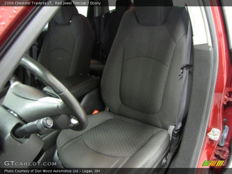 Red Jewel Tintcoat / Ebony 2009 Chevrolet Traverse LT