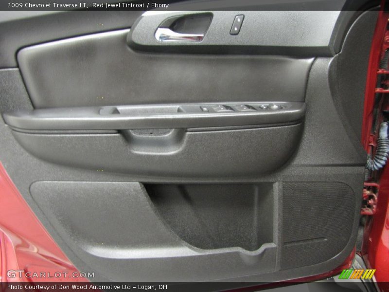 Red Jewel Tintcoat / Ebony 2009 Chevrolet Traverse LT