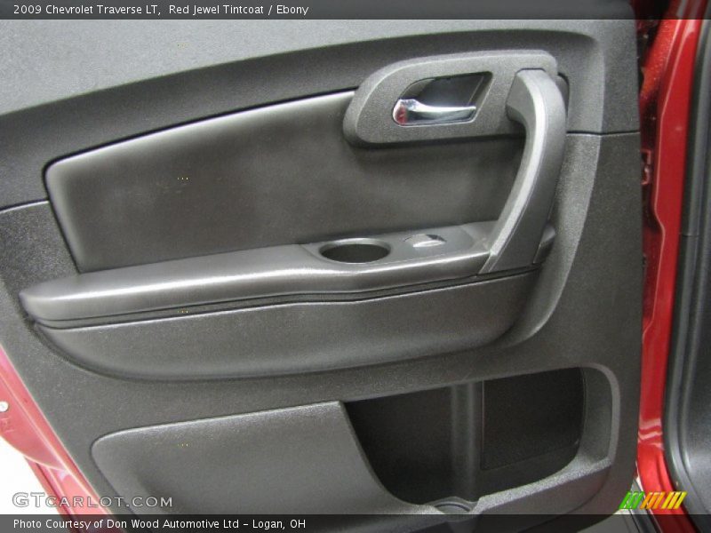 Red Jewel Tintcoat / Ebony 2009 Chevrolet Traverse LT