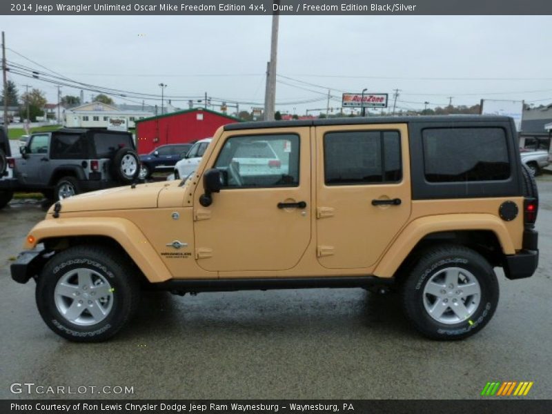 Dune / Freedom Edition Black/Silver 2014 Jeep Wrangler Unlimited Oscar Mike Freedom Edition 4x4