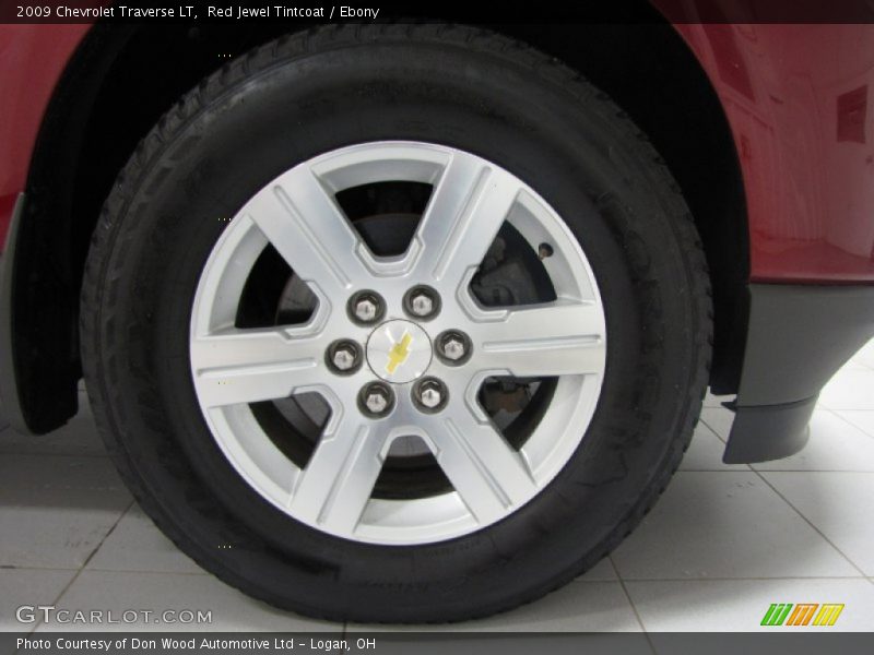 Red Jewel Tintcoat / Ebony 2009 Chevrolet Traverse LT
