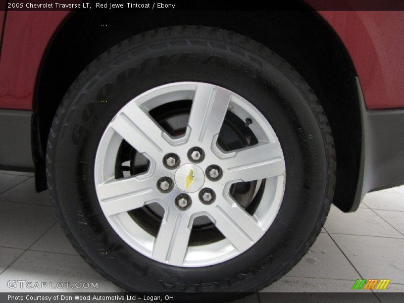 Red Jewel Tintcoat / Ebony 2009 Chevrolet Traverse LT