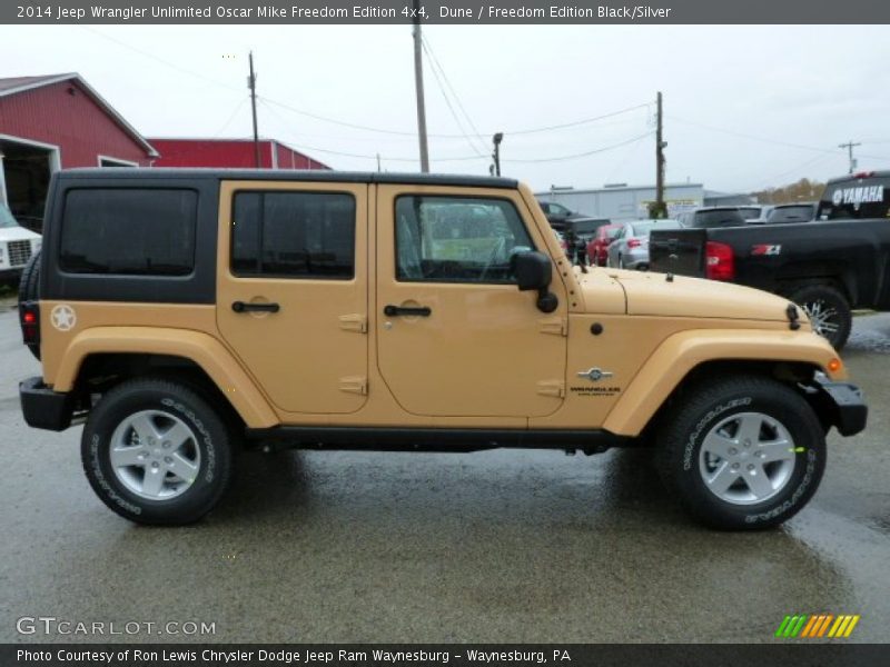 Dune / Freedom Edition Black/Silver 2014 Jeep Wrangler Unlimited Oscar Mike Freedom Edition 4x4