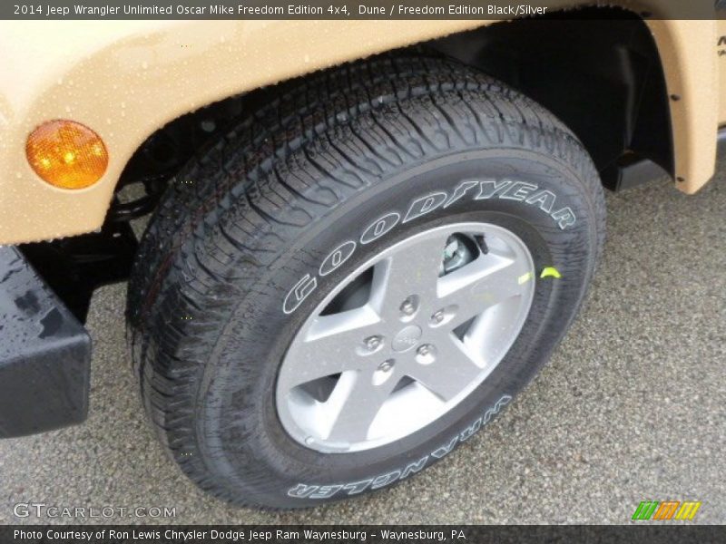 Dune / Freedom Edition Black/Silver 2014 Jeep Wrangler Unlimited Oscar Mike Freedom Edition 4x4