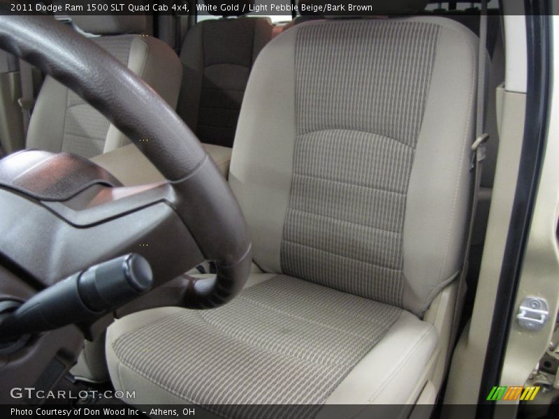 White Gold / Light Pebble Beige/Bark Brown 2011 Dodge Ram 1500 SLT Quad Cab 4x4