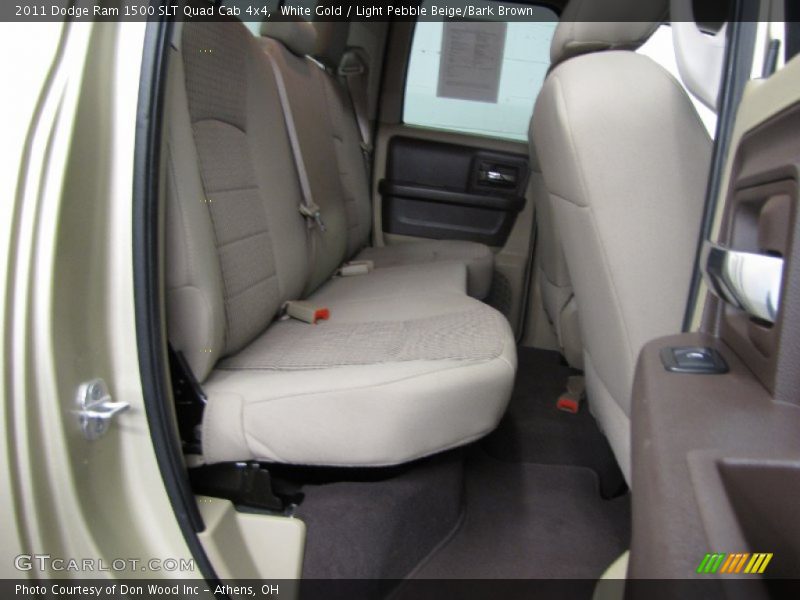 White Gold / Light Pebble Beige/Bark Brown 2011 Dodge Ram 1500 SLT Quad Cab 4x4