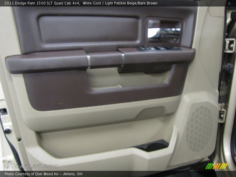 White Gold / Light Pebble Beige/Bark Brown 2011 Dodge Ram 1500 SLT Quad Cab 4x4