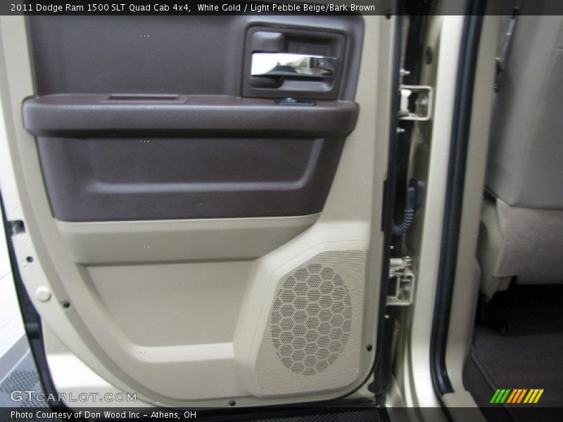 White Gold / Light Pebble Beige/Bark Brown 2011 Dodge Ram 1500 SLT Quad Cab 4x4