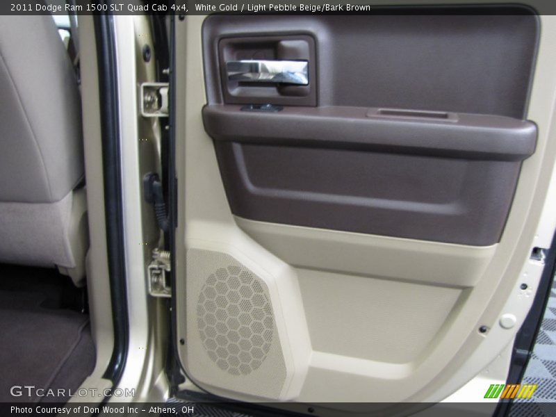 White Gold / Light Pebble Beige/Bark Brown 2011 Dodge Ram 1500 SLT Quad Cab 4x4
