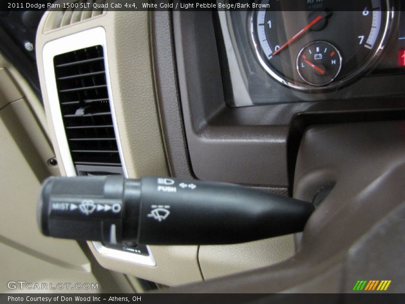 White Gold / Light Pebble Beige/Bark Brown 2011 Dodge Ram 1500 SLT Quad Cab 4x4